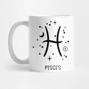 Pisces Celestial Zodiac Sign Symbol Mug